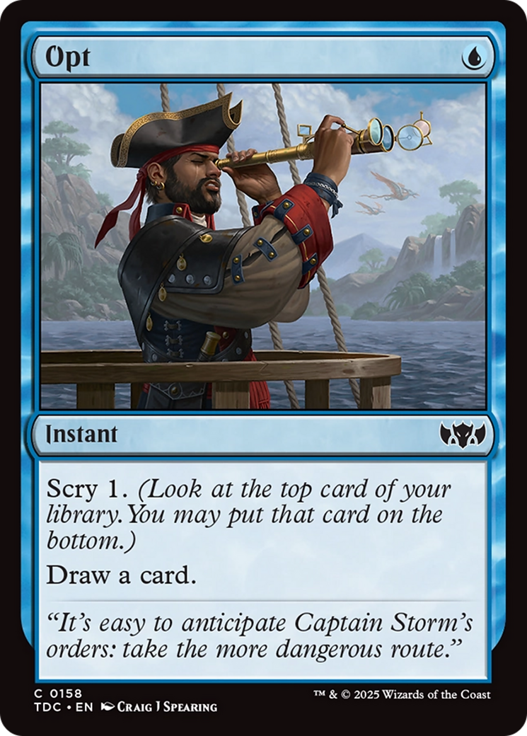 Opt [Tarkir: Dragonstorm Commander] | Empire Gaming NC