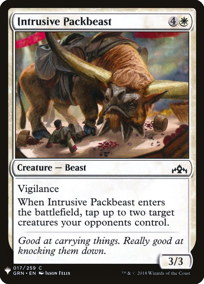 Intrusive Packbeast [Mystery Booster] | Empire Gaming NC