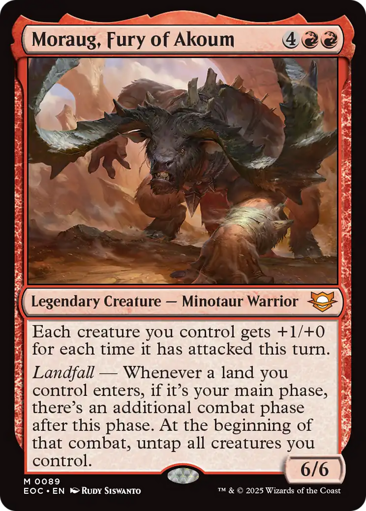 Moraug, Fury of Akoum [Edge of Eternities Commander] | Empire Gaming NC