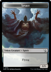 Knight (7) // Spirit (14) Double-Sided Token [March of the Machine Commander Tokens] | Empire Gaming NC