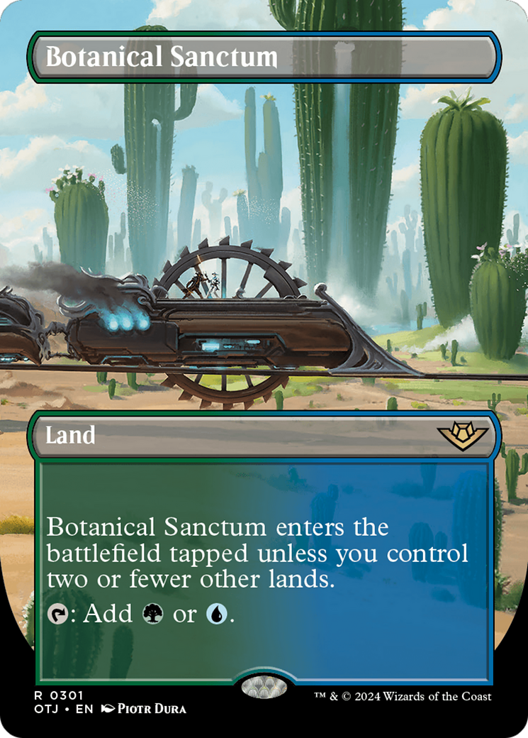 Botanical Sanctum (Borderless) [Outlaws of Thunder Junction] | Empire Gaming NC