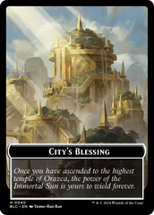 Hamster // City's Blessing Double-Sided Token [Bloomburrow Commander Tokens] | Empire Gaming NC