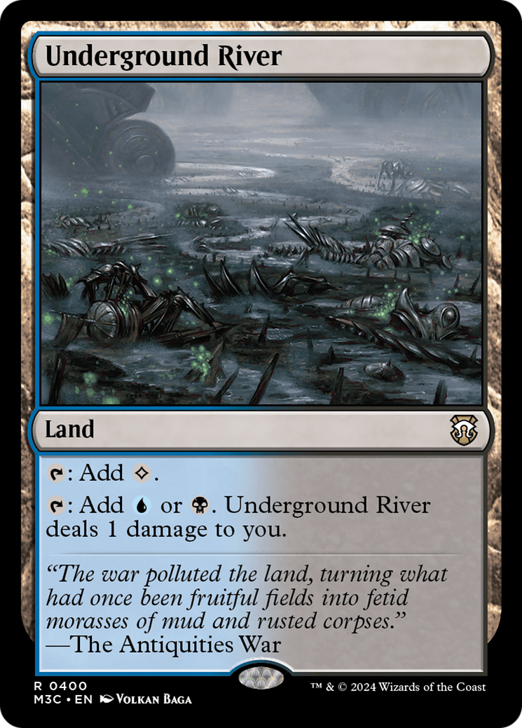 Underground River (Ripple Foil) [Modern Horizons 3 Commander] | Empire Gaming NC