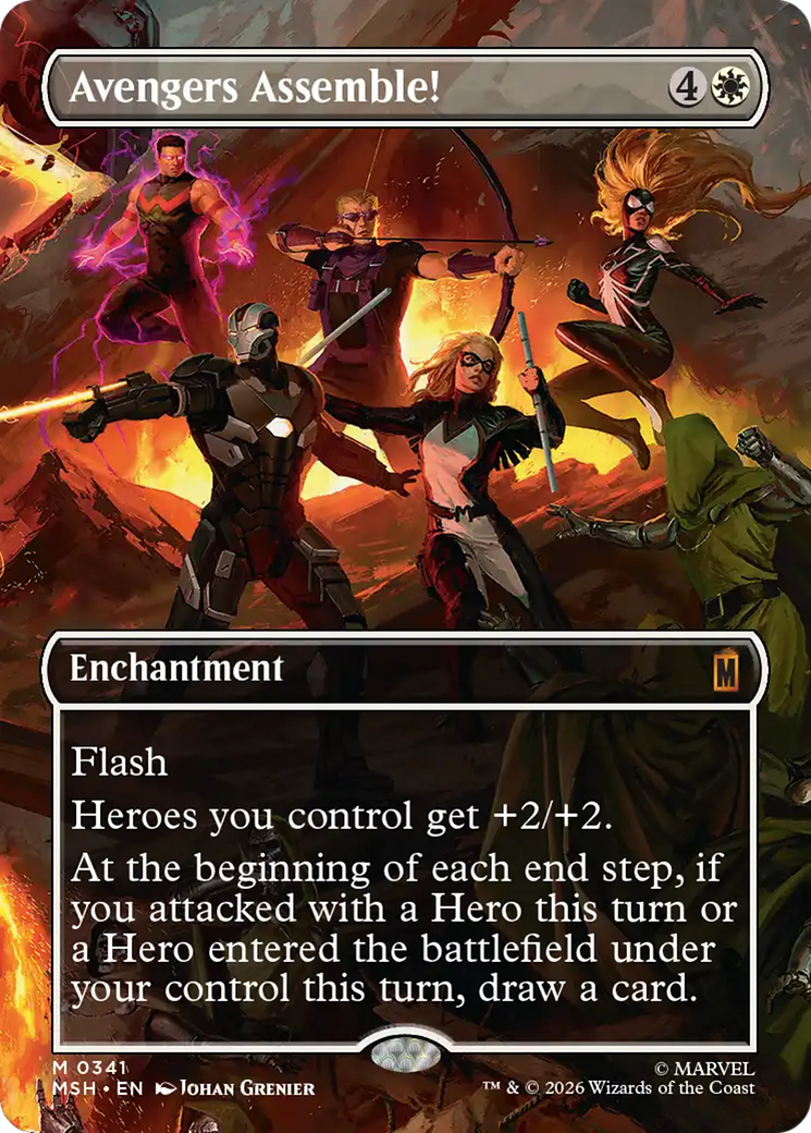 Avengers Assemble! (Borderless) (0341) [Marvel Super Heroes] | Empire Gaming NC