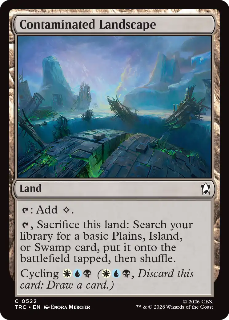 Contaminated Landscape (Surge Foil) [Star Trek Commander] | Empire Gaming NC