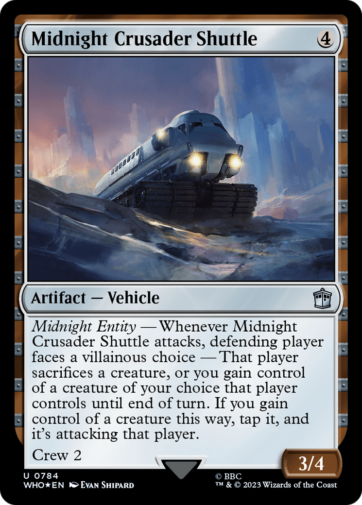 Midnight Crusader Shuttle (Surge Foil) [Doctor Who] | Empire Gaming NC