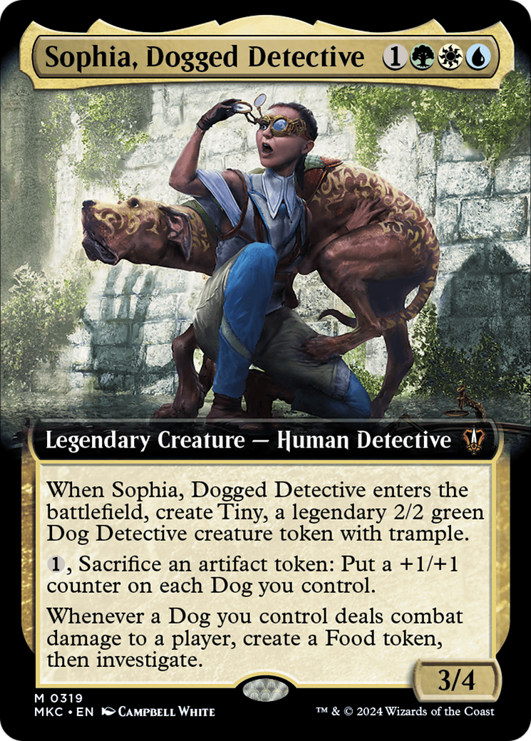 Sophia, Dogged Detective (Extended Art) [Murders at Karlov Manor Commander] | Empire Gaming NC