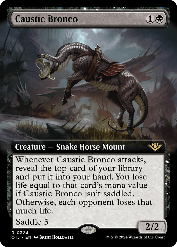 Caustic Bronco (Extended Art) [Outlaws of Thunder Junction] | Empire Gaming NC