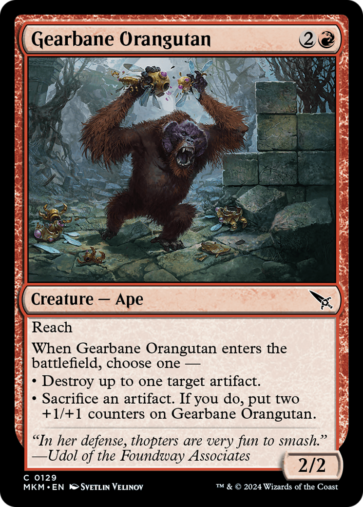 Gearbane Orangutan [Murders at Karlov Manor] | Empire Gaming NC