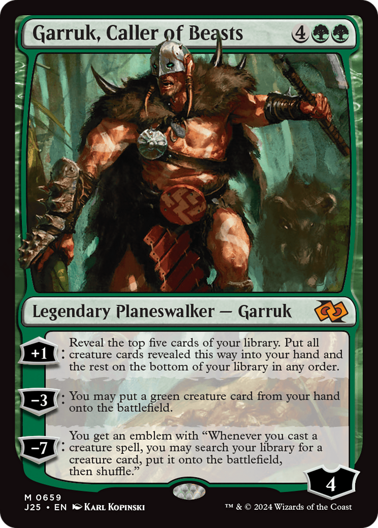 Garruk, Caller of Beasts [Foundations Jumpstart] | Empire Gaming NC