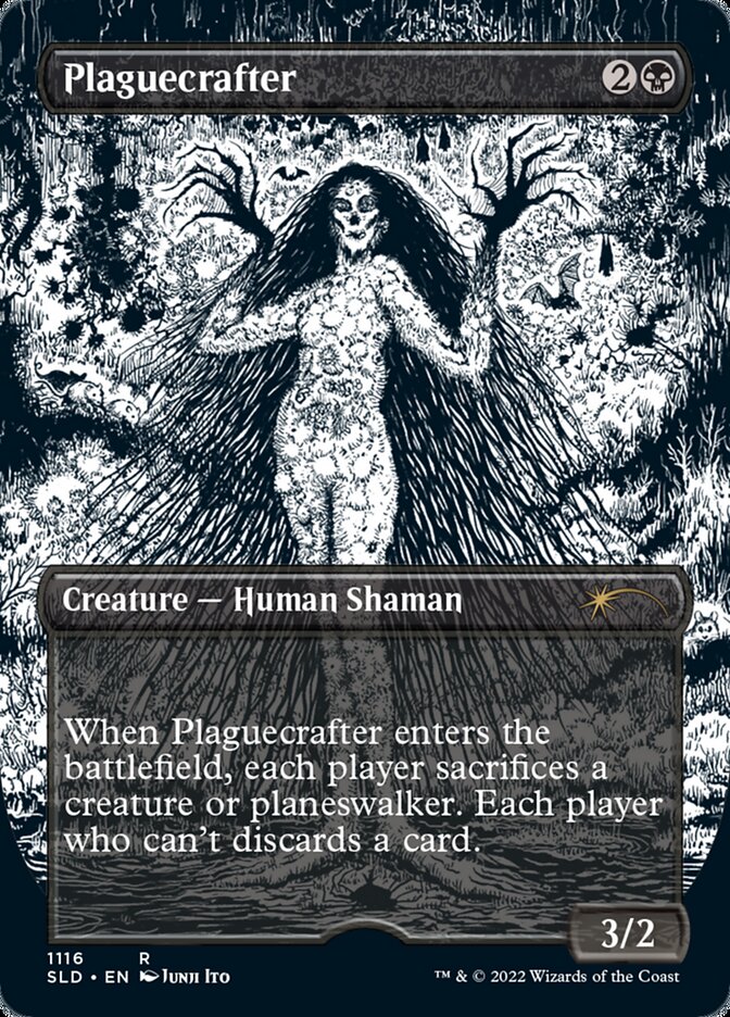 Plaguecrafter (Borderless Etched Foil) [Secret Lair Drop Series] | Empire Gaming NC