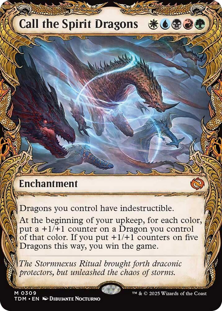 Call the Spirit Dragons (Showcase) [Tarkir: Dragonstorm] | Empire Gaming NC