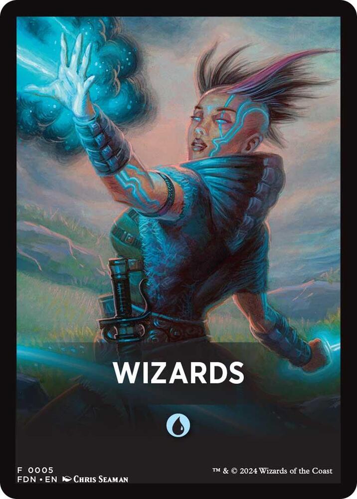 Wizards Theme Card [Foundations Tokens] | Empire Gaming NC