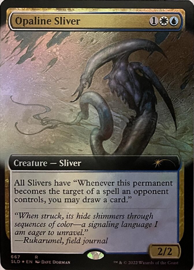 Opaline Sliver (Extended Art) [Secret Lair Drop Promos] | Empire Gaming NC