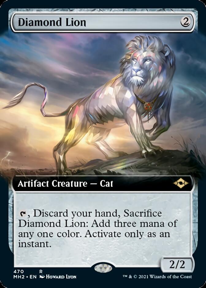 Diamond Lion (Extended Art) [Modern Horizons 2] | Empire Gaming NC