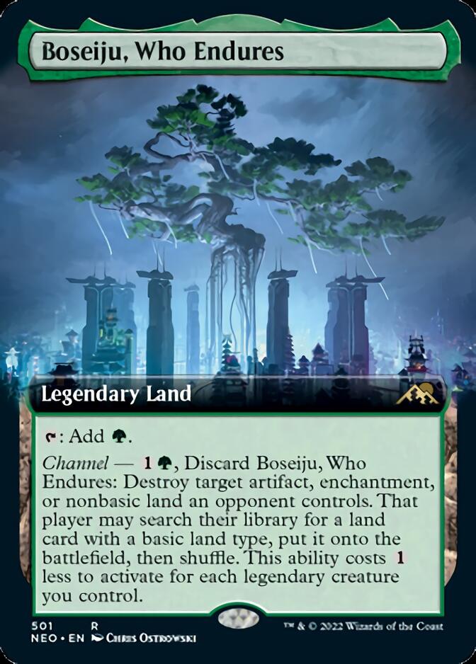 Boseiju, Who Endures (Extended Art) [Kamigawa: Neon Dynasty] | Empire Gaming NC