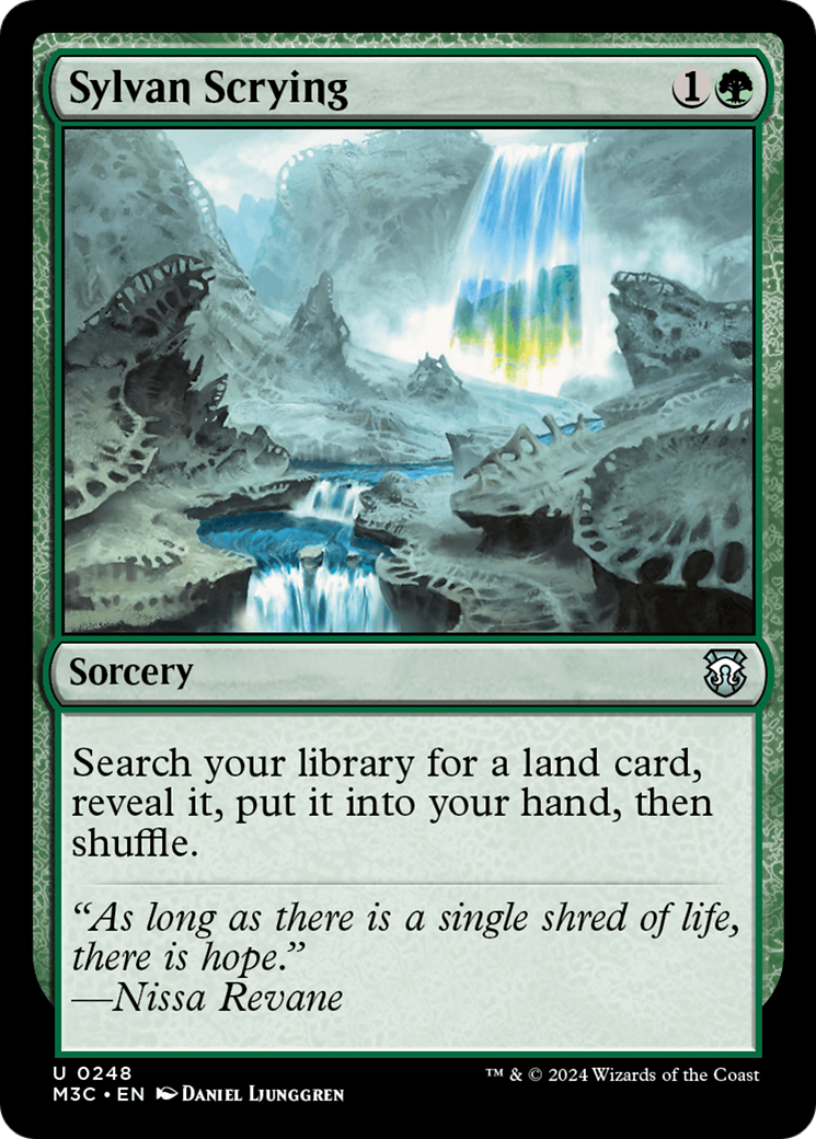 Sylvan Scrying (Ripple Foil) [Modern Horizons 3 Commander] | Empire Gaming NC