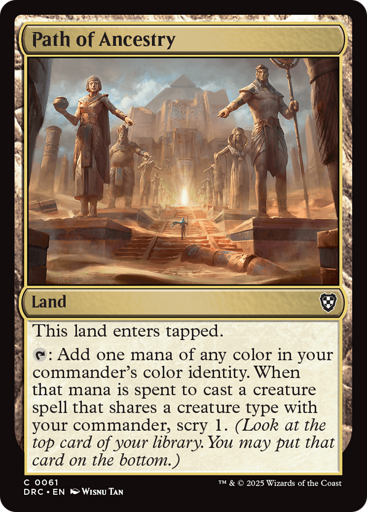 Path of Ancestry [Aetherdrift Commander] | Empire Gaming NC