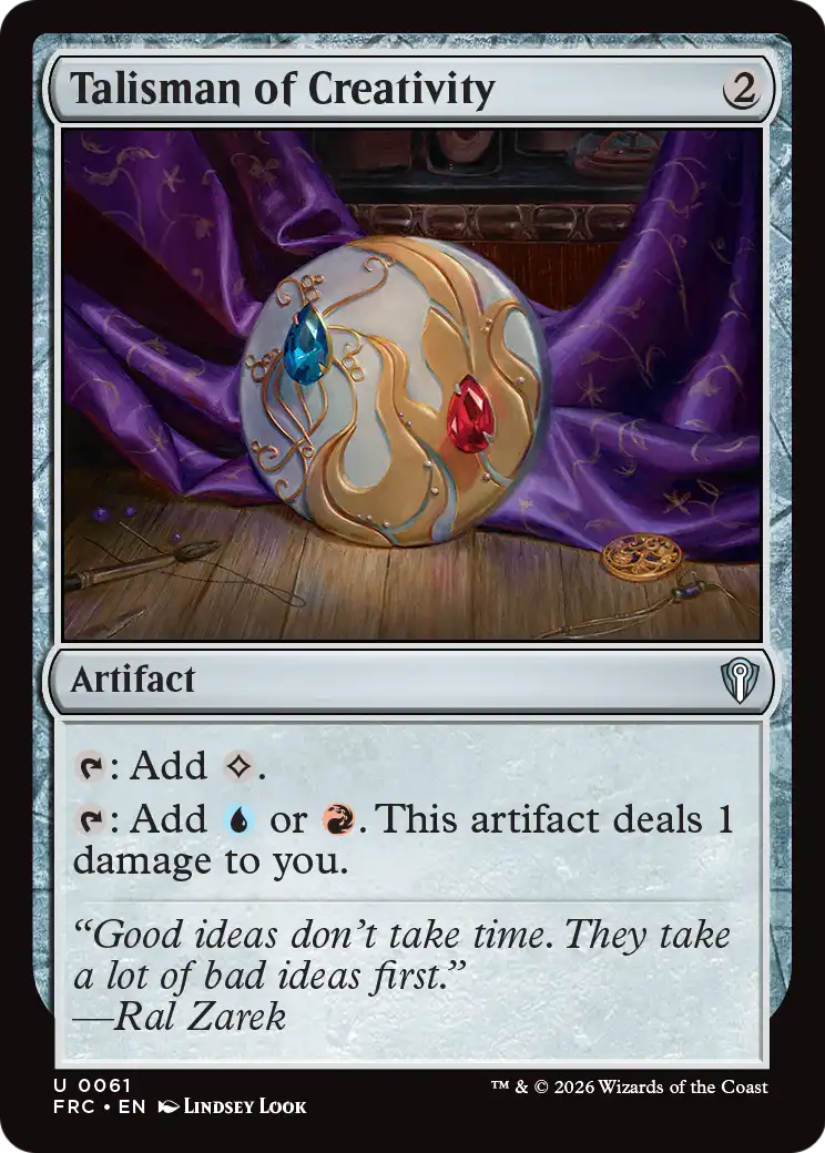 Talisman of Creativity [Reality Fracture Commander] | Empire Gaming NC