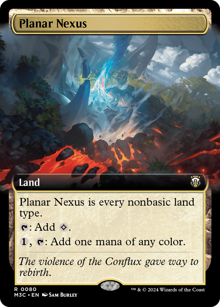 Planar Nexus (Extended Art) (Ripple Foil) [Modern Horizons 3 Commander] | Empire Gaming NC