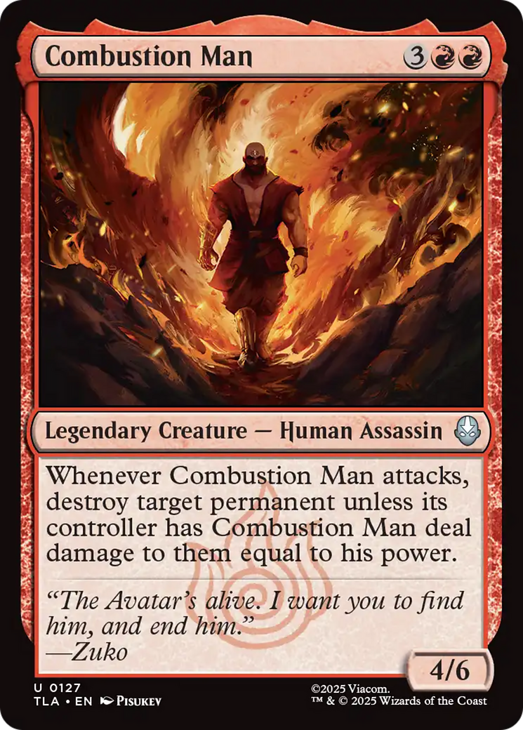 Combustion Man [Avatar: The Last Airbender] | Empire Gaming NC