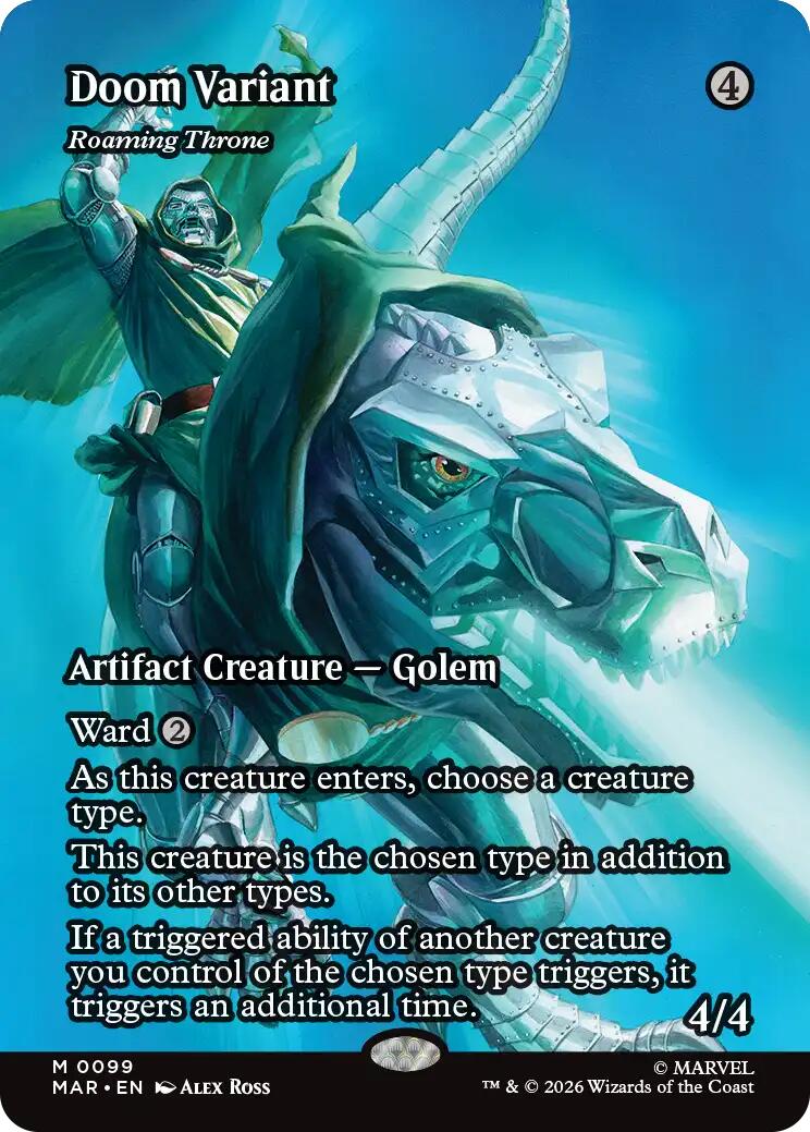 Doom Variant - Roaming Throne (Borderless) [Marvel Universe: Eternal-Legal] | Empire Gaming NC