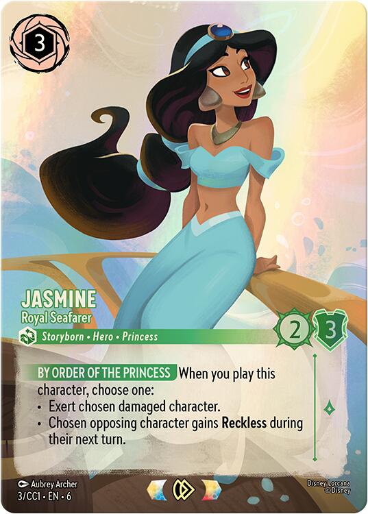 Jasmine - Royal Seafarer (3) [Promo Cards] | Empire Gaming NC