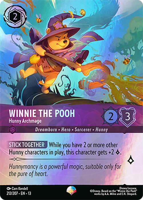 Winnie the Pooh - Hunny Archmage (Epic) (212/204) [Attack of the Vine!] | Empire Gaming NC