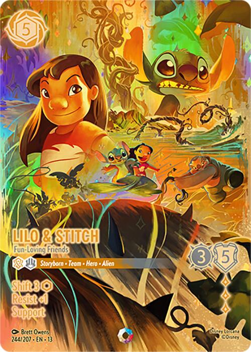 Lilo & Stitch - Fun-Loving Friends (Iconic) (244/204) [Attack of the Vine!] | Empire Gaming NC