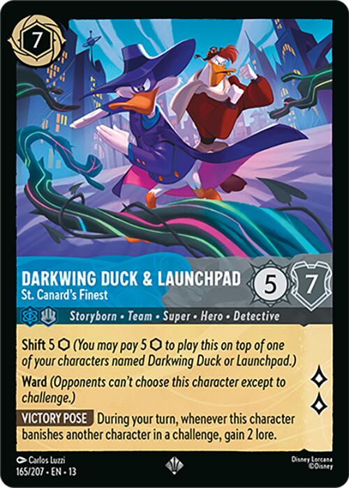Darkwing Duck & Launchpad - St. Canard's Finest (165/204) [Attack of the Vine!] | Empire Gaming NC