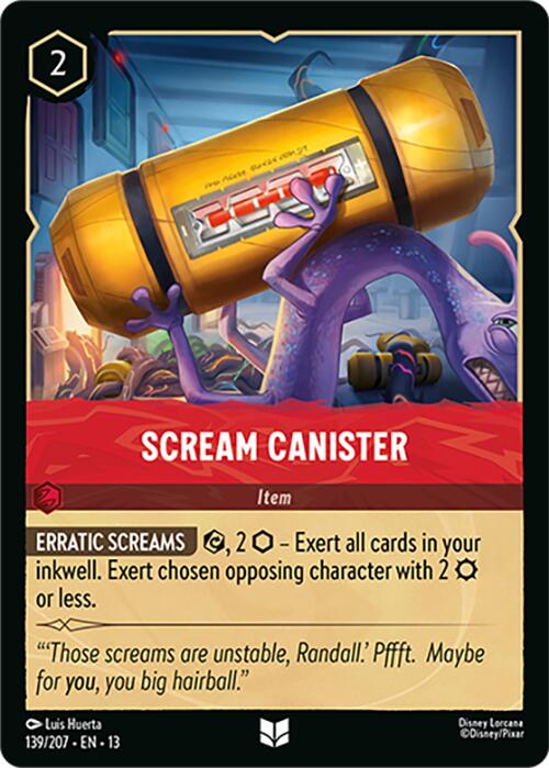Scream Canister (139/204) [Attack of the Vine!] | Empire Gaming NC
