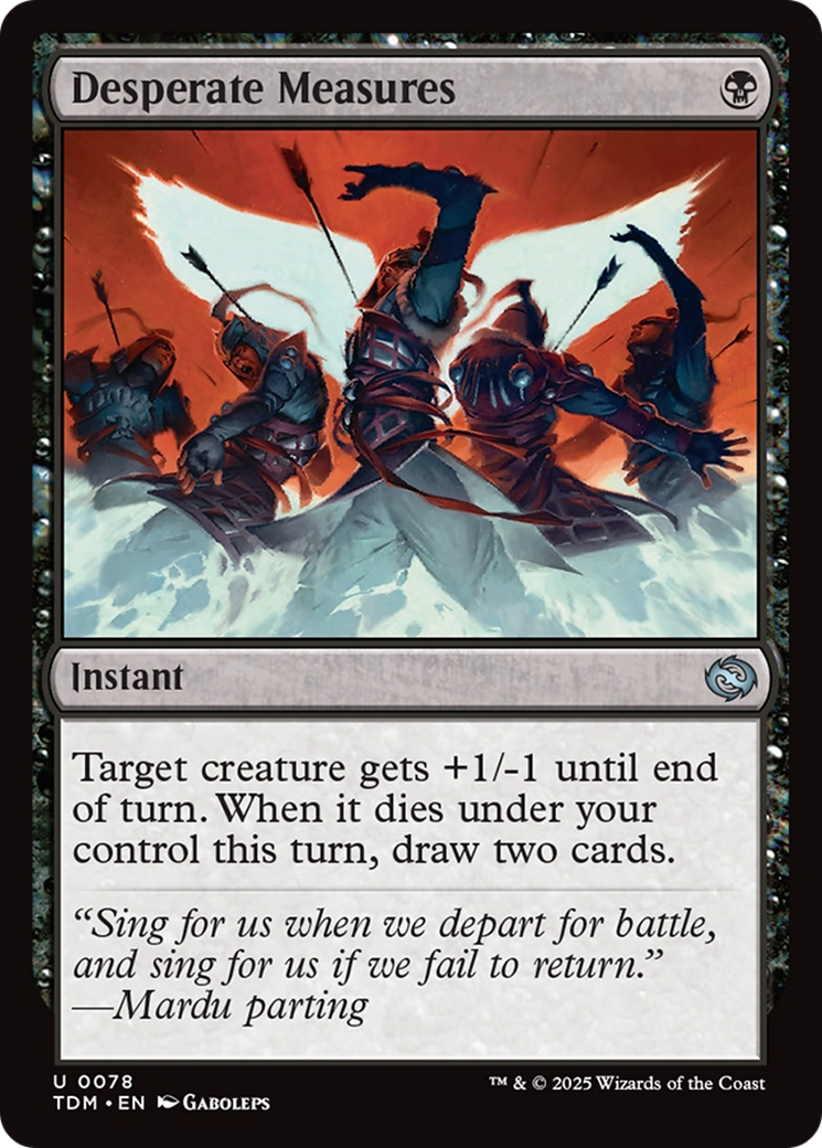 Desperate Measures [Tarkir: Dragonstorm] | Empire Gaming NC