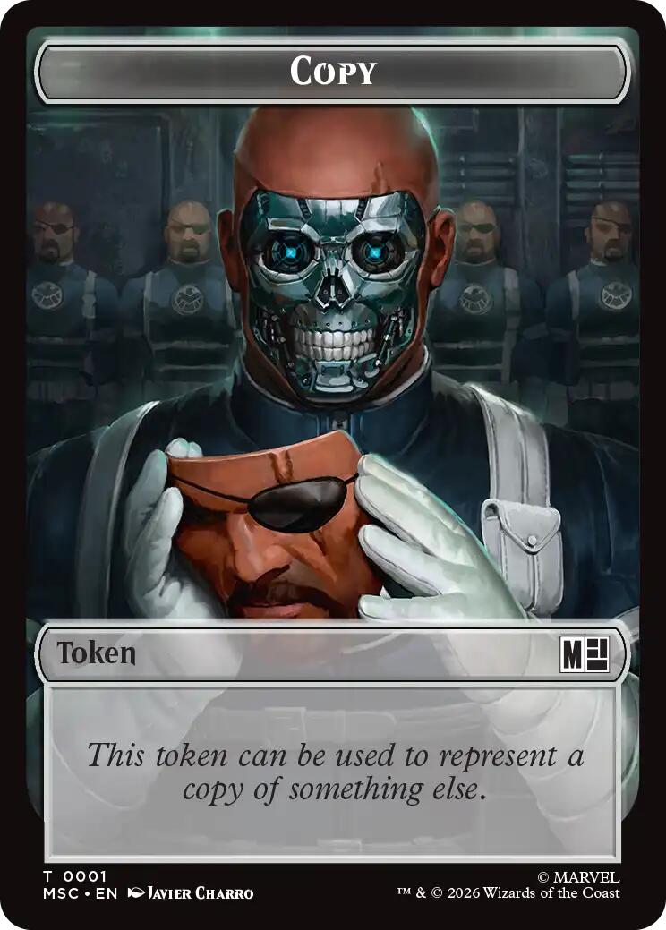 Copy // Rogue Double-Sided Token [Marvel Super Heroes Commander Tokens] | Empire Gaming NC