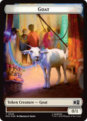 Goat // Soldier Double-Sided Token (Surge Foil) [Marvel Super Heroes Commander Tokens] | Empire Gaming NC