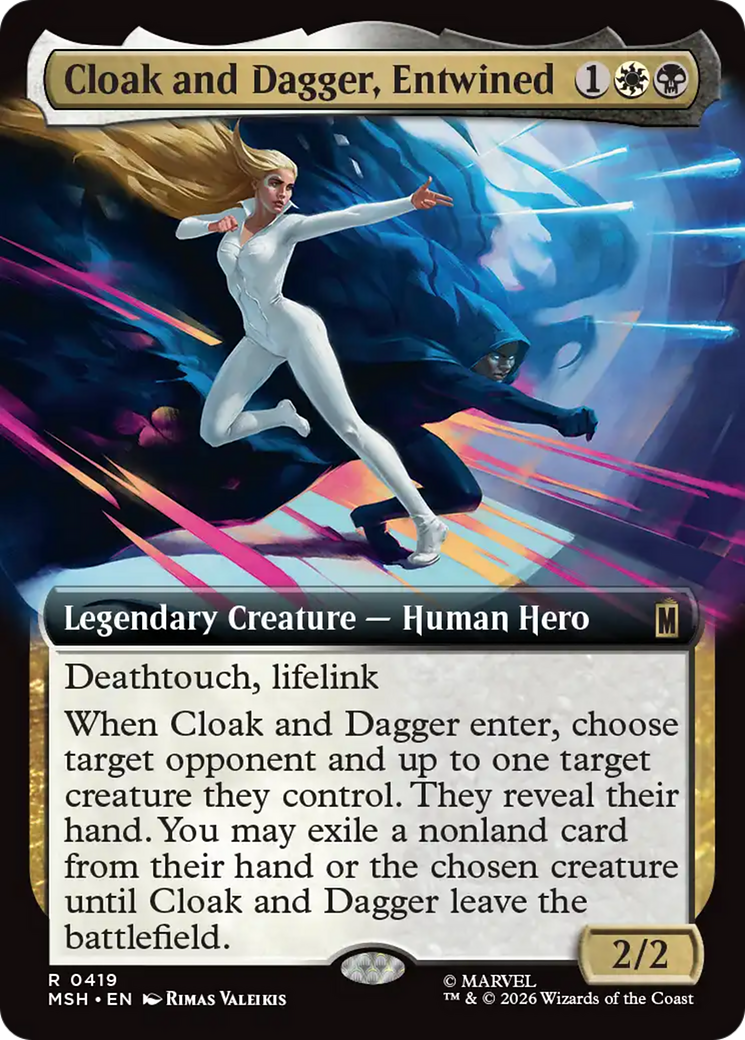Cloak and Dagger, Entwined (Extended Art) [Marvel Super Heroes] | Empire Gaming NC