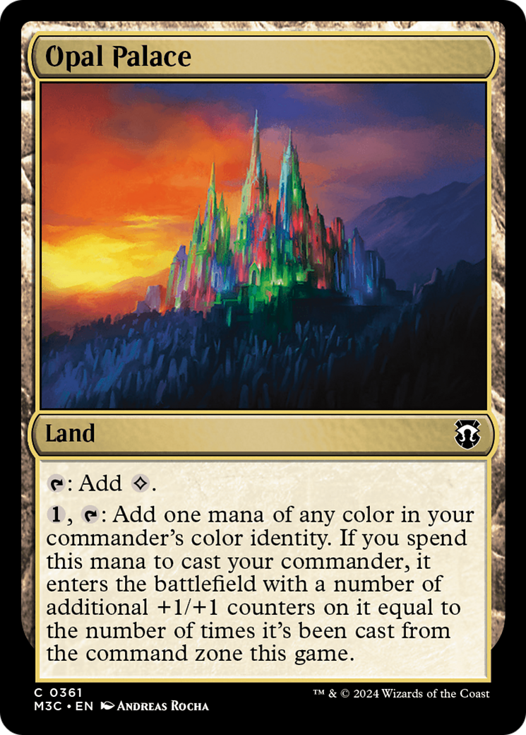 Opal Palace (Ripple Foil) [Modern Horizons 3 Commander] | Empire Gaming NC