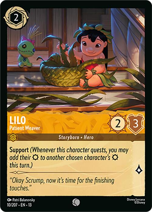 Lilo - Patient Weaver (10/207) [Attack of the Vine!] | Empire Gaming NC