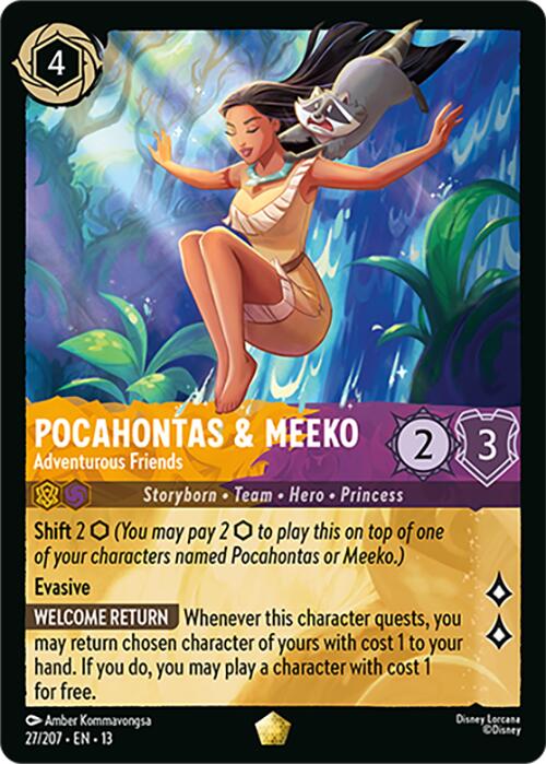 Pocahontas & Meeko - Adventurous Friends (27/207) [Attack of the Vine!] | Empire Gaming NC