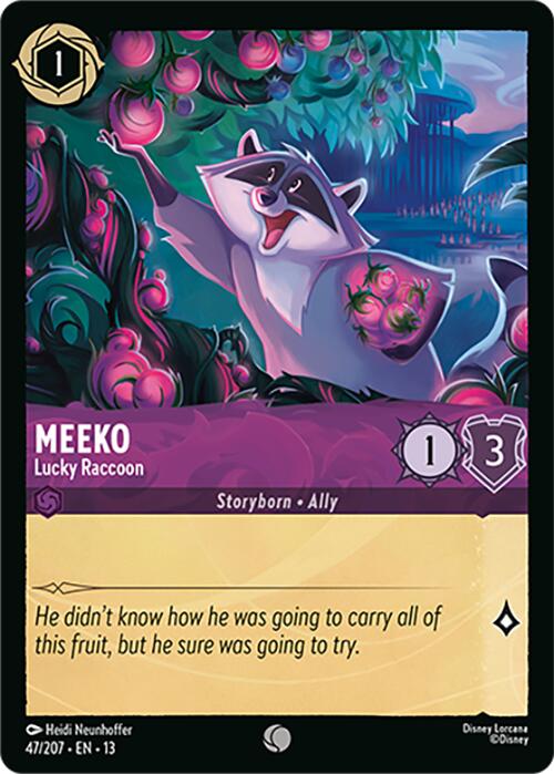 Meeko - Lucky Raccoon (47/207) [Attack of the Vine!] | Empire Gaming NC