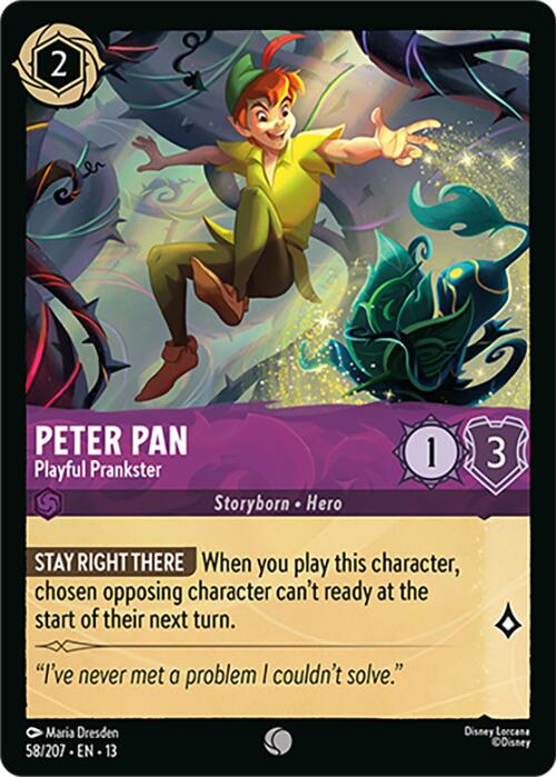 Peter Pan - Playful Prankster (58/207) [Attack of the Vine!] | Empire Gaming NC