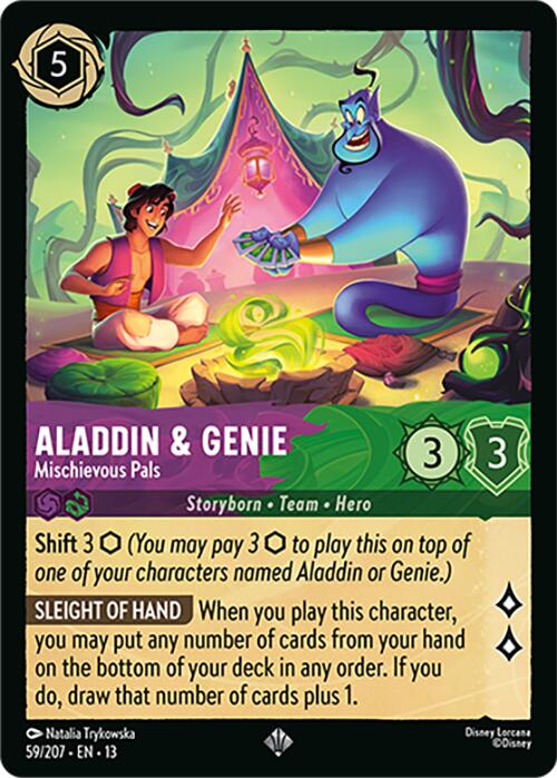 Aladdin & Genie - Mischievous Pals (59/207) [Attack of the Vine!] | Empire Gaming NC