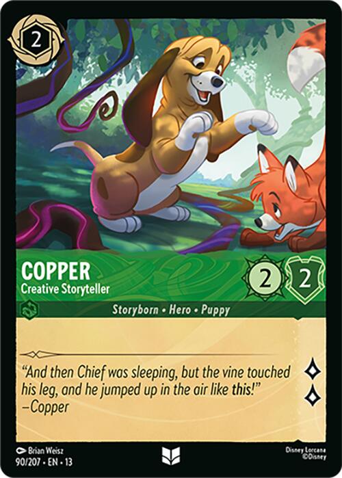 Copper - Creative Storyteller (90/207) [Attack of the Vine!] | Empire Gaming NC