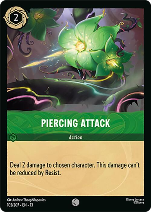 Piercing Attack (102/207) [Attack of the Vine!] | Empire Gaming NC