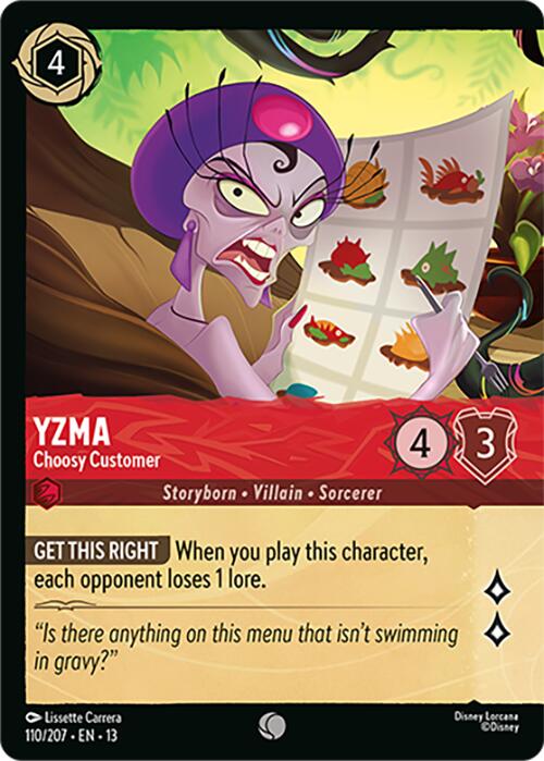 Yzma - Choosy Customer (Foil) (110/204) [Attack of the Vine!] | Empire Gaming NC