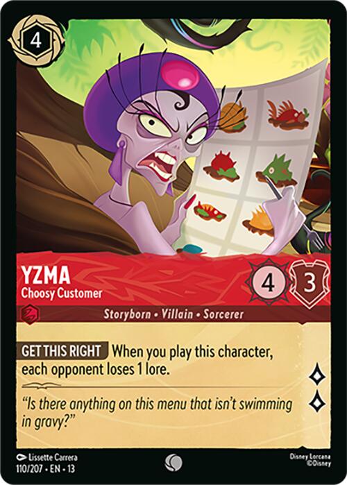 Yzma - Choosy Customer (110/204) [Attack of the Vine!] | Empire Gaming NC