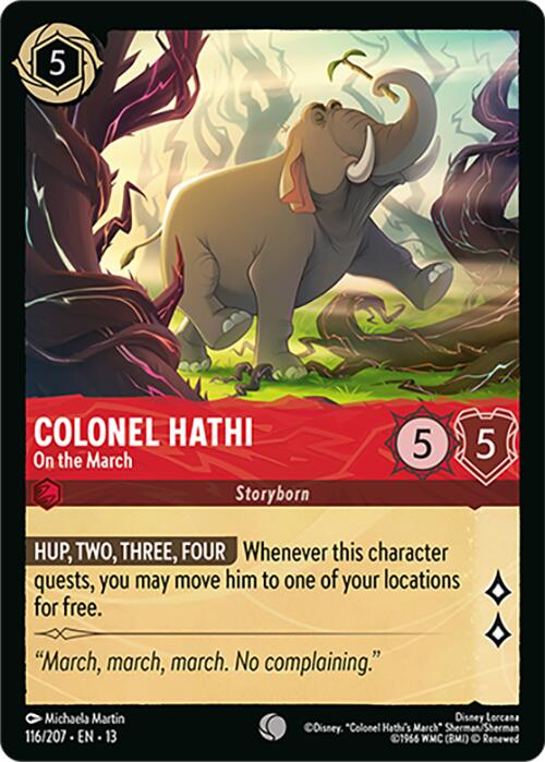 Colonel Hathi - On the March (116/207) [Attack of the Vine!] | Empire Gaming NC