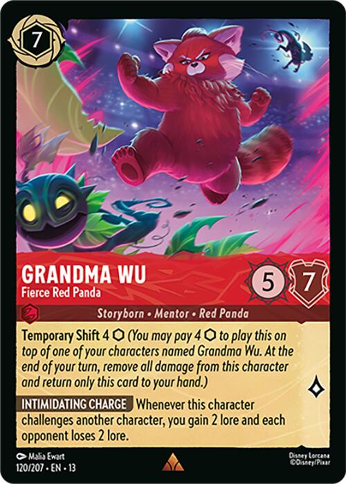Grandma Wu - Fierce Red Panda (120/207) [Attack of the Vine!] | Empire Gaming NC