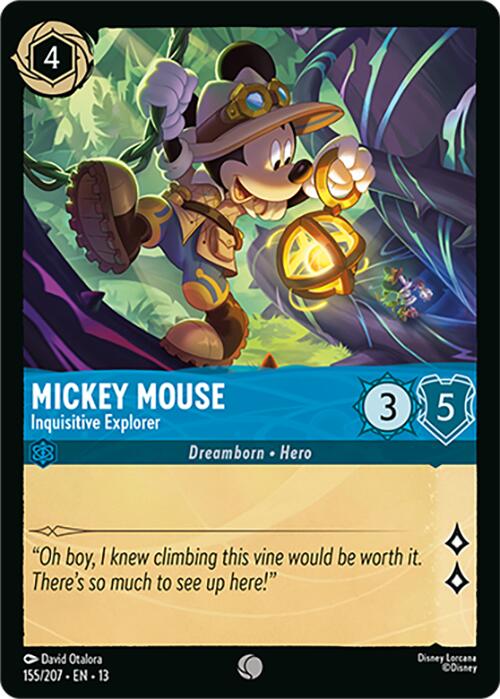 Mickey Mouse - Inquisitive Explorer (155/207) [Attack of the Vine!] | Empire Gaming NC