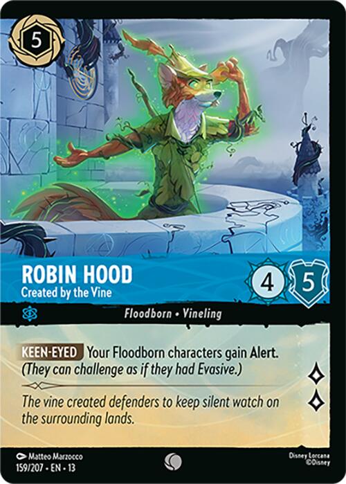 Robin Hood - Created by the Vine (Foil) (159/204) [Attack of the Vine!] | Empire Gaming NC