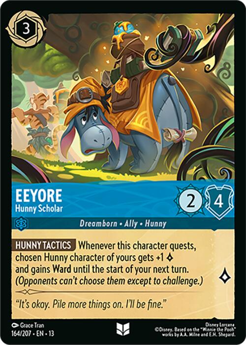 Eeyore - Hunny Scholar (164/207) [Attack of the Vine!] | Empire Gaming NC